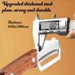 Vegetable Peeler with Wooden Handle and Stainless Steel Blade for Veggie Potato Carrot Apple Fruit Kitchen Tool - Image 4