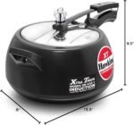 Hawkins Contura Hard Anodized Induction Compatible Extra Thick Base Pressure Cooker, Black, 5L - Image 5