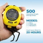 Sper Scientific Stopwatch, Water Resistant, Decimal Display and Multi-Split Stop Watch Timer for Sports, Coaches, Industrial Workers, and Trainers - Image 5