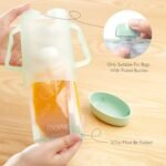 Momcozy Squeeze Station,Baby Food Maker,Pouch Filler for Homemade Baby Puree, BPA-Free, Dishwasher Safe, with Reusable Baby Food Pouches for Babies & Toddlers - Image 7