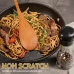 MORGLES 3Pcs Wooden Spoons for Cooking, 12 Inches Long Handle Mixing Spoons, Natural Wood Kitchen Utensils for Stirring, Serving & Eating - Image 4