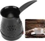 Electric Turkish Coffee Maker, 600ml Turkish Coffee Machine, 600W Anti Scald Tea Maker, 110V Portable Cafe Machine with Removable Handle for Home Heat Milk, Tea, US Plug - Image 7