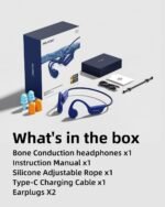 Swimming Headphones,IPX8 Waterproof Bone Conduction Headphones,32GB Memory Open Ear Headphones with Mic,Wireless Earphones Underwater Sport Earbuds for Workout Running Cycling Gift - Image 5