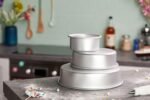 Wilton Aluminum Round Cake Pan Set, 3-Piece for Tiered Cakes, Durable, Even Heating, Rust-Resistant, Professional Bakeware, 4, 6, 8 in., Package May Vary - Image 3