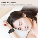 Wristband Sleep Aid Device - Portable 3 Modes Microcurrent Watch Relieves Anxiety and Stress - Smart Sleep Aid Wristwatch(Black) - Image 3