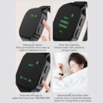 Wristband Sleep Aid Device - Portable 3 Modes Microcurrent Watch Relieves Anxiety and Stress - Smart Sleep Aid Wristwatch(Black) - Image 5