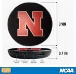 University of Nebraska Wireless Charger with Illuminated Cornhuskers Logo & Built-in Power Bank for Wired and Wireless Charging. 100% Portable Wireless Phone Charger, NCAA Gifts - Image 4
