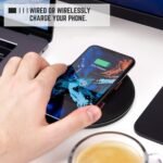 University of Nebraska Wireless Charger with Illuminated Cornhuskers Logo & Built-in Power Bank for Wired and Wireless Charging. 100% Portable Wireless Phone Charger, NCAA Gifts - Image 5