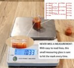 High Borosilicate Glass Measuring Cup with V-Shaped Spout, 30ml (1oz) | Pack of 2 – Precision Glass Measuring Cup for Kitchen & Bar - Image 5