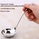 7.9-Inch Silver Small Ladle,Pack of 2,Premium 18/10 Stainless Steel,Ideal for Serving Gravy,Sauce,Soup - Image 4