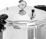 MegaChef 24 Quart Large Capacity Aluminum Stovetop Pressure Cooker for Induction and Gas Stove-Tops - Image 4
