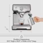 Breville Duo Temp Pro Espresso Machine BES810BSS, Brushed Stainless Steel - Image 4