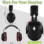 Yunsailing 6 Pcs Ear Protection Noise Reduction Headphones Nrr 28db Safety Hearing Ear Muffs Shooting Gun Range Mowing - Image 5