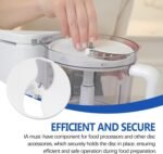 K650 Food Processor Disc Holder for Braun,Disc Holder, Disc Carrier fits models K600 K700 K750 FP3010 FP3020 FX3030WH - Image 7