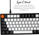 Keychron C1 Wired Mechanical Keyboard TKL, RGB Backlit with Double-Shot ABS Keycaps, 87 Keys Hot-Swappable Pre-lubed Tactile Switch Compatible with Mac Windows - Image 3