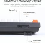 Keychron C1 Wired Mechanical Keyboard TKL, RGB Backlit with Double-Shot ABS Keycaps, 87 Keys Hot-Swappable Pre-lubed Tactile Switch Compatible with Mac Windows - Image 7