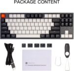 Keychron C1 Wired Mechanical Keyboard TKL, RGB Backlit with Double-Shot ABS Keycaps, 87 Keys Hot-Swappable Pre-lubed Tactile Switch Compatible with Mac Windows - Image 8