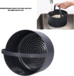 Microwave Rice Cooker Steamer, Microwave Pasta Cooker with Strainer, 2 L Microwave Cookware Set for Rice, Pasta, Vegetables, Quinoa, Oatmeal, Ramen Non stick (orange) - Image 5