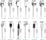 Kitchen Cooking Utensils Set 26 Pieces, Stainless Steel Heavy Duty Sturdy Kitchen Tool Set with Hooks, Metal Spatula & Spoon Set Ergonomic Hanging Handles for All Cooking Tasks - Image 3