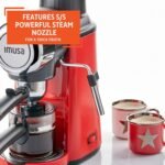 Imusa 4 Cup Epic Electric Espresso/Cappuccino Maker (Cafe Cubano, Cortadito, Colada, Cafe con Leche), Red - Image 6