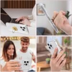 8 Pcs Cell Phone Ring Holder, 360° Rotate and 180° Adjustable Ring Holder for Phone Case, Rings Stand for Cell Phones, Rings Shaped Phones Stand - Image 6