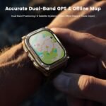 KOSPET Tank M4 Smart Watch for Men, Full Stainless Steel, GPS & Offline Maps, 10ATM Waterproof 45m Freediving, 50-Day Battery, Bluetooth Calls, 24/7 Heart Monitor, for Android & iOS - Image 4