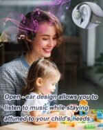 Bone Conduction Headphones Open-Ear Bluetooth 5.0, IP65 Waterproof Wireless Sport Headset with 8H Playtime, Secure Fit for Running/Cycling/Gym, HD Audio w/Mic (2025 Upgraded) - Image 4