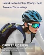 Bone Conduction Headphones Open-Ear Bluetooth 5.0, IP65 Waterproof Wireless Sport Headset with 8H Playtime, Secure Fit for Running/Cycling/Gym, HD Audio w/Mic (2025 Upgraded) - Image 5