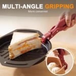 3 Pcs Hot Plate Grippers, 2026 New Multi-Function Anti-Scald Bowl Clip, Non-Slip Hot Plate Gripper Tongs for Microwave, Oven, Air Fryer, Steamer, Pots & Bowls (3 Pcs Red) - Image 4