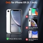 SUPFINE Magnetic for iPhone XR Phone Case(Compatible with MagSafe)(Military Grade Drop Protection) Slim Translucent Matte Shockproof with Anti-Fingerprint Phone Cover,Black - Image 3