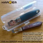 Citrus Lemon Zester & Channel Knife Tool for Kitchen Bar, Stainless Steel Blade, Ergonomic Design, Wooden Handle & Rubber & Plastic Handle Set Tool - Image 5