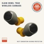 Elgin Rebel True Wireless Earbuds, 31 dB Noise Reduction Bluetooth Headphone, Noise Isolating Mic, 12+ Hour Battery Life, IP65 Water Resistant, OSHA Compliant Hearing Protection for Work - Image 3