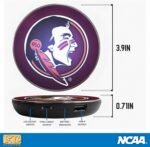 Florida State University Wireless Charger with Illuminated Seminoles Logo & Built-in Power Bank for Wired and Wireless Charging. 100% Portable Wireless Phone Charger - Image 4