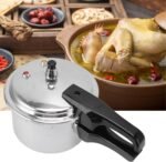 Small Pressure Cooker, Mini Aluminum Alloy Pressure Cooker with Magnetic bottom, Safety and Durable Compact Pressure Canner compatible for induction cookers and gas stoves (3L) - Image 3