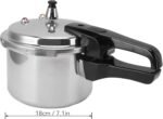 Small Pressure Cooker, Mini Aluminum Alloy Pressure Cooker with Magnetic bottom, Safety and Durable Compact Pressure Canner compatible for induction cookers and gas stoves (3L) - Image 5