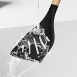 Silicone Cooking Utensils Set, 446°F Heat Resistant Silicone Kitchen Utensils for Nonstick Cookware, Kitchen Gadgets Spatula Set, Spoon, Turner, Tongs, Ladle, Whisk, BPA FREE (Black) - Image 6