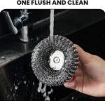 2026 New Steel Wool Scrubber, Stainless Steel Dish Scrubber with Handle for Cleaning Dishes, Iron Pots, Stoves, Wash Sink (3pcs) - Image 4