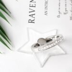 [2 Pack] Transparent Diamond Setting Cell Phone Ring Holder Stand,360 Degree Rotation and 180 Degree Adjustable Finger Ring Kickstand with Polished Electroplated Phone Grip (Pentagram) - Image 3