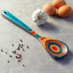 Totally Bamboo Baltique Montego Bay Collection 12-1/2" Wooden Cooking Spoon, Safe for Nonstick - Image 4