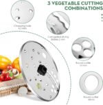 Food Processor Slice Shred Disc Blade Replacement for Hamilton Beach 70730, 70740, 70670, 70760 - Stainless Steel Disc for Slicing and Shredding - Image 3