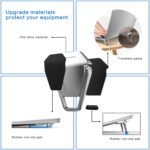 Zinc Alloy Portable Laptop Cooling Pad & Riser - Ergonomic Legs for 12-20 Inch Laptops (Silver, 4pcs) - Image 3