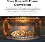 SAMSUNG 1.2 cu. ft. Countertop Convection Microwave with Air Fry, Black Glass, MC12DB8700CKAA - Image 4