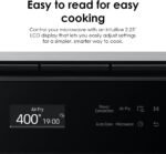 SAMSUNG 1.2 cu. ft. Countertop Convection Microwave with Air Fry, Black Glass, MC12DB8700CKAA - Image 5