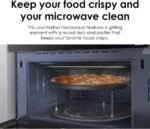 SAMSUNG 1.2 cu. ft. Countertop Convection Microwave with Air Fry, Black Glass, MC12DB8700CKAA - Image 6