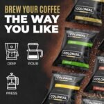 Colonial Coffee 32 Count Single Pot Coffee Packets – 100% Arabica Dark Roast | Pre-Measured Frac Packs for 12 Cup Maker | Bulk Ground Gourmet Coffee for Home & Office - Image 4