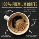 Colonial Coffee 32 Count Single Pot Coffee Packets – 100% Arabica Dark Roast | Pre-Measured Frac Packs for 12 Cup Maker | Bulk Ground Gourmet Coffee for Home & Office - Image 6