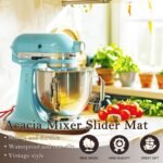 Acacia Wood Mixer Slider Mat for Kitchen Aid 4.5-5 Qt Tilt-Head Stand Mixer Kitchen Appliance Slider Tray Countertop Storage Attachments - Image 5