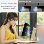 Magnetic Privacy Screen for MacBook Air 15 Inch (2023-2025, M2 M3 M4) - A2941 A3114 A3241, 15inch Removable Matte Anti Blue Light Glare Filter for Mac Air 15.3" Laptop Computer - Image 6