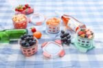 Ello Duraglass Glass Meal Prep Sets Leak-Proof Glass Food Storage Containers with Airtight BPA-Free Plastic Lids, Dishwasher, Microwave, and Freezer Safe - Image 3