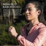 Coby True Wireless Bluetooth Earbuds, Interchangeable Ear Hooks and Tips, Multi-Sized Ear Gels, Sweat-Resistant Design, 14-Hour Play Time, Drop-Proof Case, Black - Image 5
